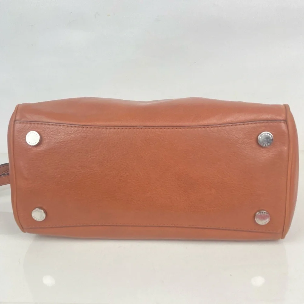 MICHAEL KORS Sophie, large zip top leather satchel in cedar